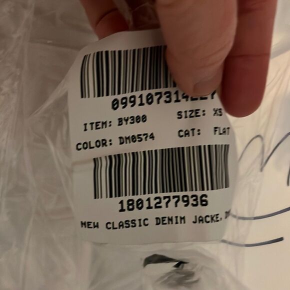 J Crew New‎ classic denim jacket in white Womens XS - Picture 3 of 10